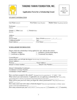 tanging yaman foundation scholarship.